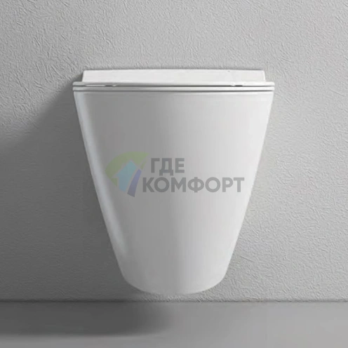 Подвесной унитаз-биде Bien Mineral безободковый - фото 3