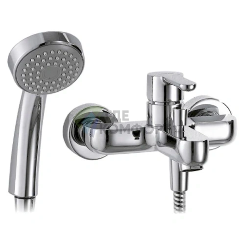 Смеситель Bravat Stream F63783C-B для ванны с душем - фото 1