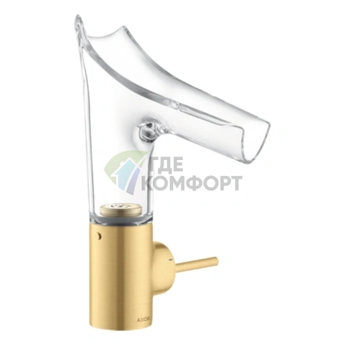Смеситель для раковины AX Starck V в цвете шлифованное золото (12112250) - фото 1