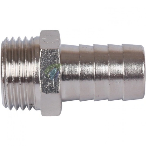 Штуцер НР 1/2x16, никелированный Stout - фото 2