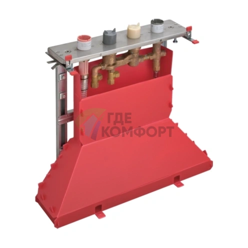 Скрытая часть AX MyEdition для термостата: 4 отверстия, монтаж в плитку (15483180) - фото 1