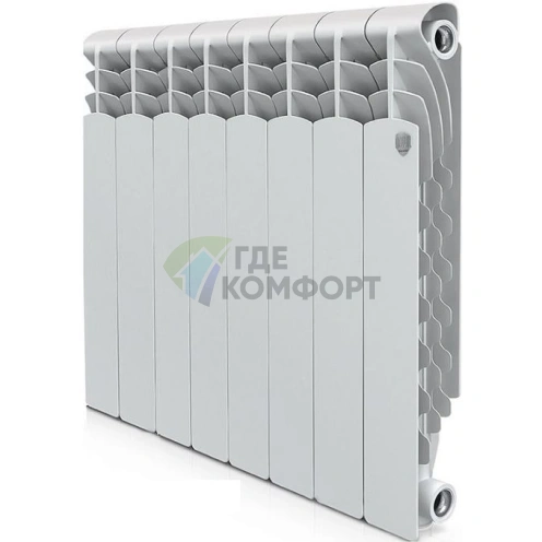 Радиатор алюминиевый Royal Thermo Revolution 500 8 секций - фото 1