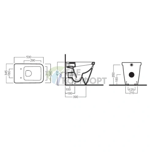Приставной унизат Hatria Erika Pro Q: компактное решение для современного санузла - фото 7