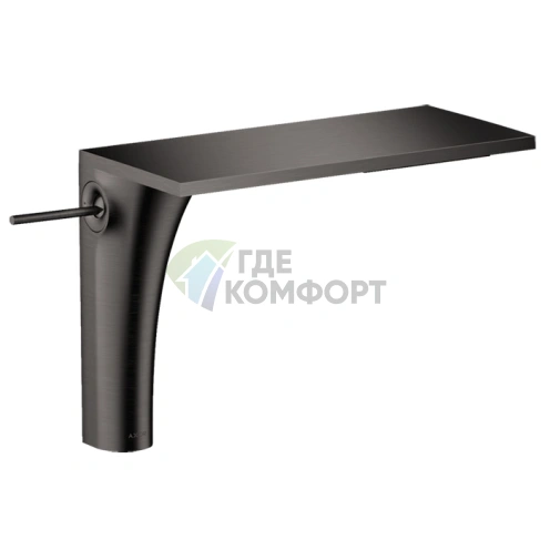 Смеситель для раковины AX Massaud 220, шлифованный черный хром (18020340) - фото 1