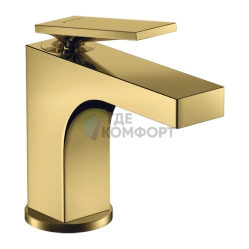 Смеситель для раковины AX Citterio 90 в цвете полированное золото (39022990) - фото 1