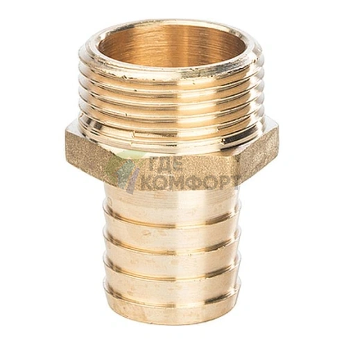 Штуцер с наружной резьбой STOUT НР 1 x 30 - фото 1