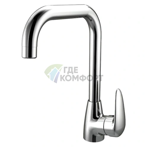 Однорычажный смеситель Lemark Pramen LM3305C для кухни с высоким изливом - фото 1