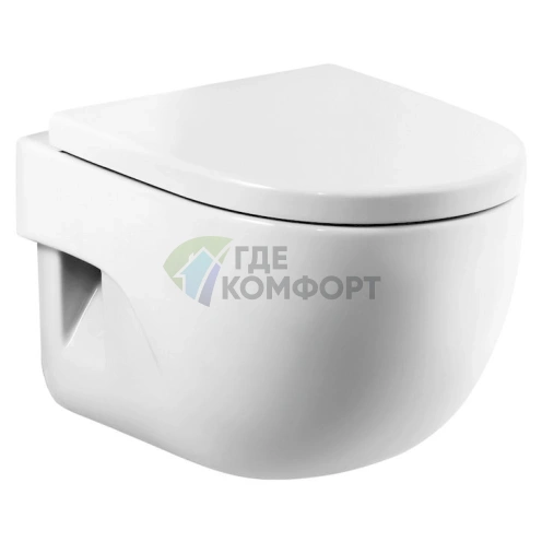 Комплект для подвесного унитаза Roca Meridian: укороченная чаша, сиденье с микролифтом и система инсталляции - фото 2