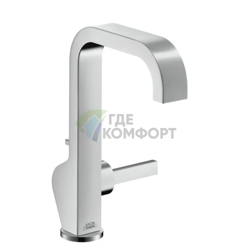 Смеситель для раковины AX Citterio 190 с донным клапаном, излив 160 мм, хром (39034000) - фото 1