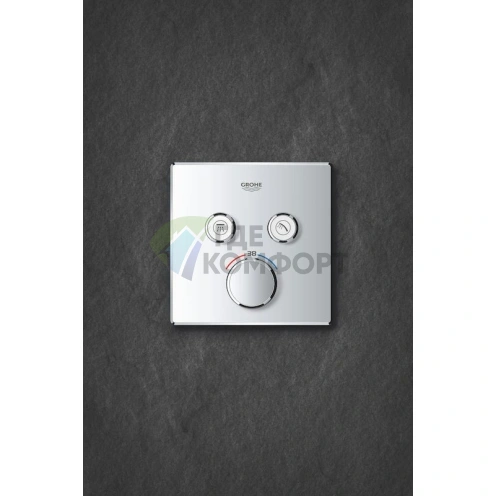 Термостатический смеситель Grohe Grohtherm SmartControl для ванны с душем - фото 2