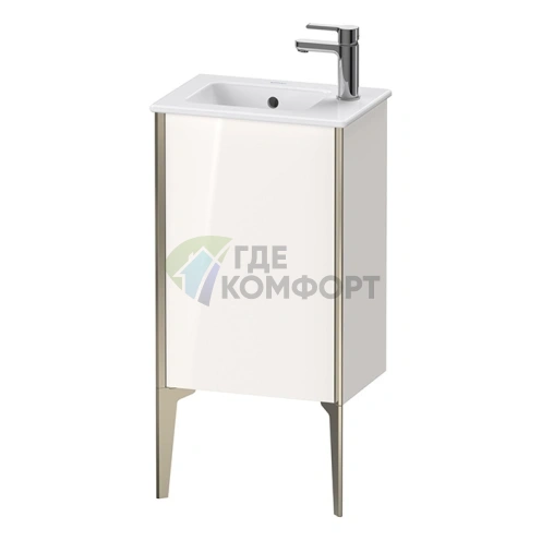 Подвесная тумба Duravit XViu 594x410x290 мм, белый глянцевый/champagne matt (XV4480RB122) - фото 1