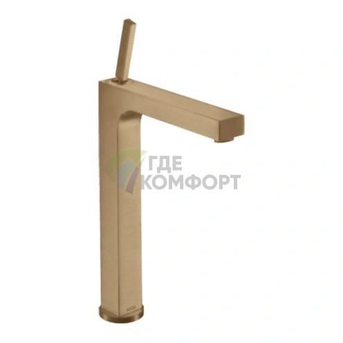 Смеситель для раковины AX Citterio в цвете шлифованная бронза (39020140) - фото 1