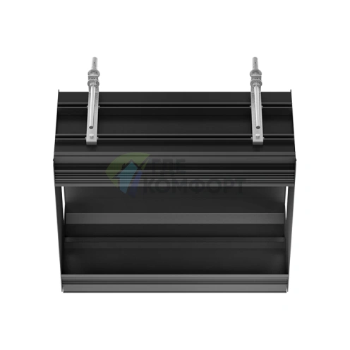 Линейный профиль GESSI BINARIO 460 мм, Black XL, без подготовки под модули (61013#299) - фото 1