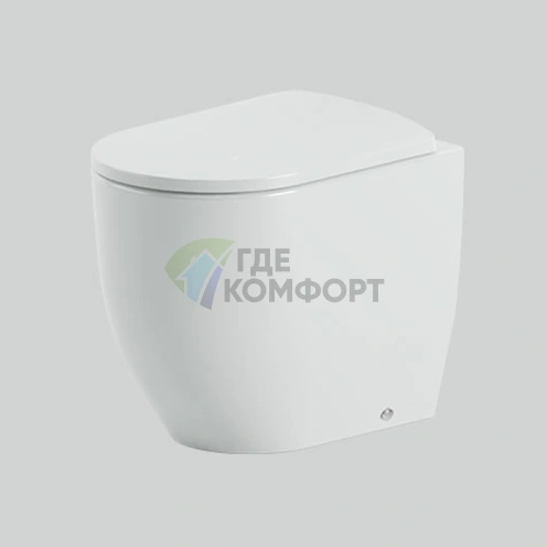 Унитаз напольный Artceram MONET Rimless 36×52 см, белый матовый (MNV002 05 00) - фото 1