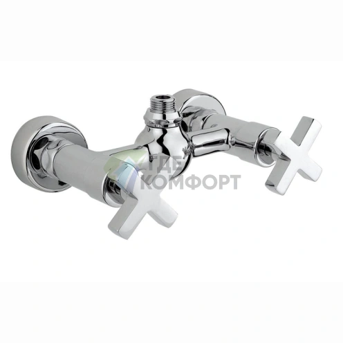 Смеситель для душа Nicolazzi M.Croce двухрукояточный с верхним подключением, хром (2225CR27) - фото 1