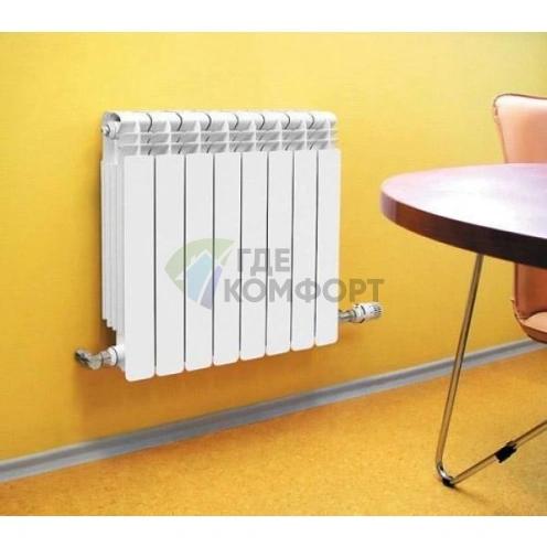 Радиатор Global ISEO 350 8 секций алюминиевый фото 3