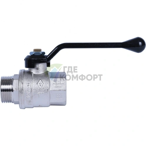Шаровой кран Bugatti Oregon 1 модель 305, полнопроходной, ручка-рычаг, НР-ВР - фото 3