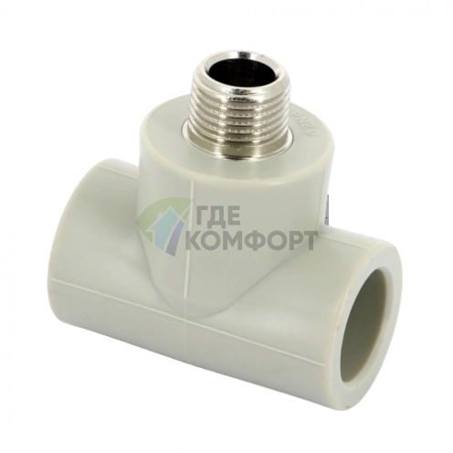 Тройник PPR с наружной резьбой 25x1/2 FV-Plast - фото 3
