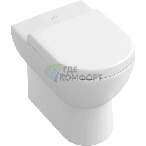 Приставной унитаз Villeroy & Boch Subway 6607 1001 Alpin - фото 1