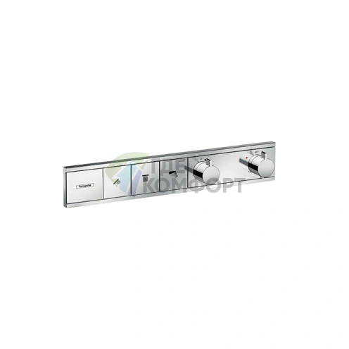 Термостат для душа Hansgrohe RainSelect с 3 источниками воды (хром) (15381000) - фото 1