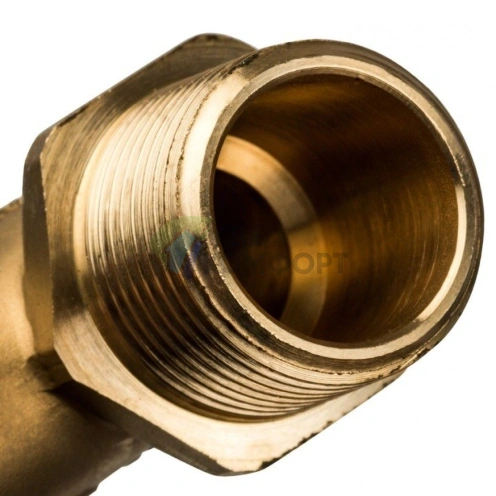 Stout Угольник-переходник с наружной резьбой 25xR 3/4 для труб из сшитого полиэтилена аксиальный - фото 13