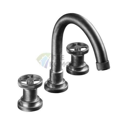 Смеситель для раковины Nicolazzi Arena с автоматическим сливом, 3 отверстия (3328CR44) - фото 1