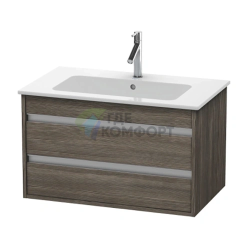 База под раковину Duravit Ketho для ME by Starck, 2 выдвижных ящика, 480x800x475 мм, цвет коричневая сосна (KT642905151) - фото 1