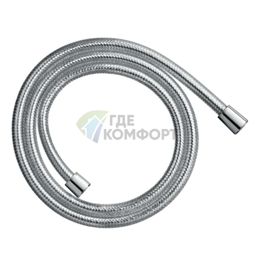 Гибкий душевой шланг HG Comfortflex 1,6 м, хром — прочность и комфорт (28168000) - фото 1