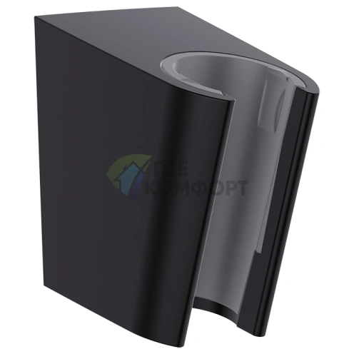 Держатель для душа HG Portec S настенный, черный матовый (28331670) - фото 1