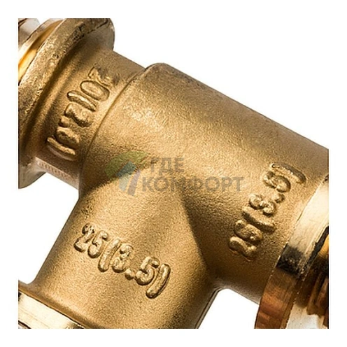 Stout Тройник переходной 25x25x20 для труб из сшитого полиэтилена аксиальный - фото 5