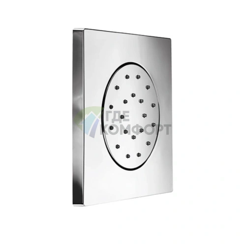 Встраиваемая форсунка Almar EMOTION SQUARE в хромированном исполнении: стиль и функциональность (E044085.CR) - фото 1