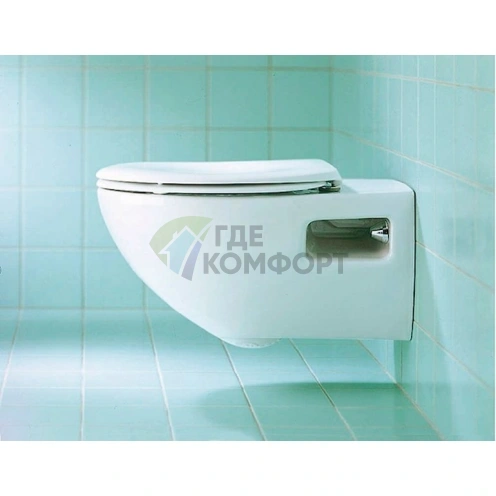 Подвесной унитаз Duravit DuraPlus 254709 (2547090000) - фото 2