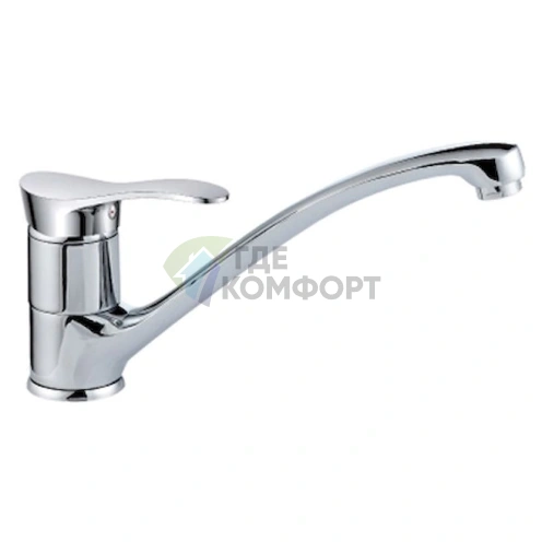 Смеситель Rossinka Z Z40-22 для кухни с поворотным изливом и выдвижной лейкой фото 1