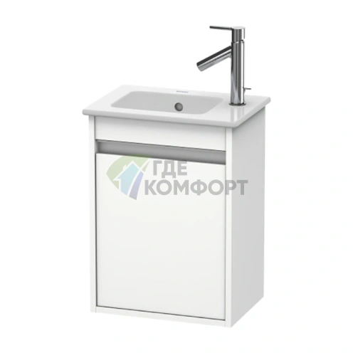 База под раковину Duravit Ketho 550x400x285, 1 дверка, белый матовый (KT6417L1818) - фото 1