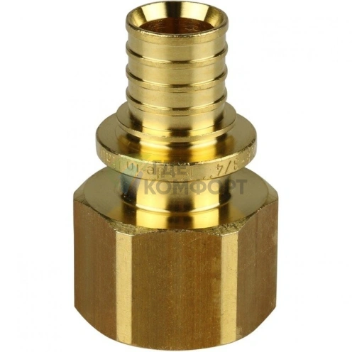 Переходник для труб из сшитого полиэтилена STOUT с внутренней резьбой ВР 20 x G 3/4 аксиальный - фото 13