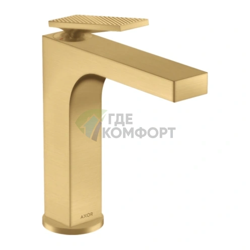 Смеситель для раковины AX Citterio 160: Шлифованное золото (39071250) - фото 1