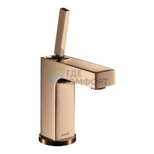 Смеситель для раковины AX Citterio в цвете полированное красное золото (39018300) - фото 1