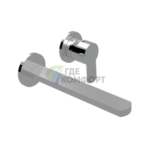 Смеситель для раковины SIMAS BERLIN настенный, хром, излив 200 мм (BEMMLM cr) - фото 1