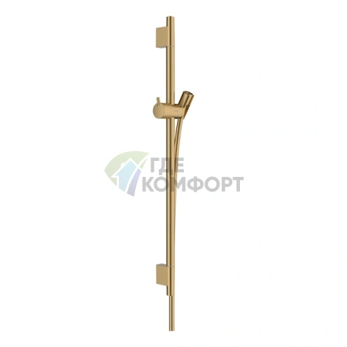 Штанга для душа HG UnicaS Puro 65 см: эргономичная конструкция в шлифованной бронзе (28632140) - фото 1