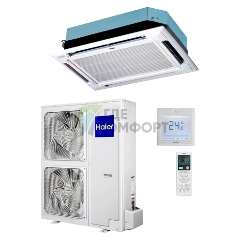 Кондиционер кассетный Haier AB60CS1ERA(S) / 1U60IS1ERB(S) / PB-1340IB inverter - фото 1