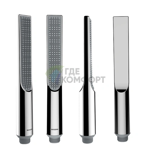 Ручной душ BOSSINI APICE Slim в хромированном исполнении (B00910.030) - фото 1
