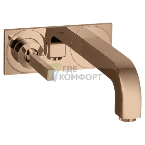 Смеситель для раковины AX Citterio в цвете полированное красное золото (39115300) - фото 1