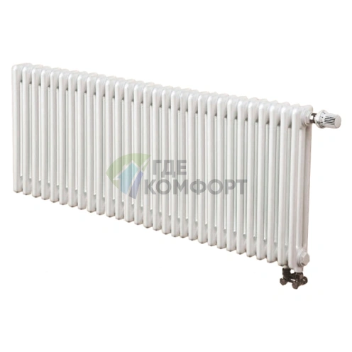 Трубчатый стальной радиатор Zehnder Charleston Completto Z-3050/30 секций с нижним подключением V001 - фото 1