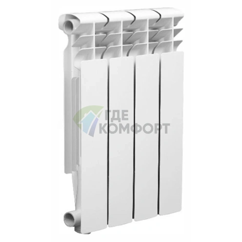 Радиатор алюминиевый Lammin ECO AL200-100-4 - фото 1