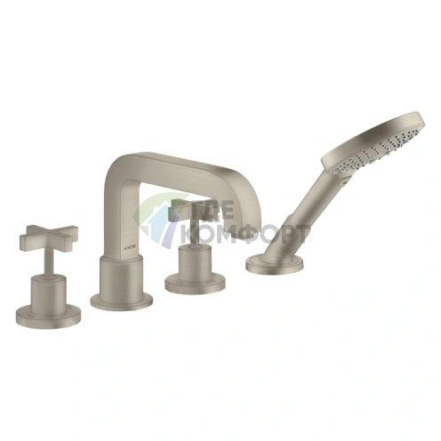 Смеситель для ванны AX Citterio в шлифованном никеле (39453820) - фото 1