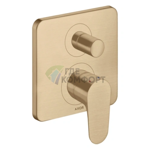 Смеситель для ванны AX Citterio M в стильной состаренной бронзе (34427140) - фото 1