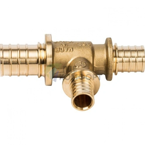 Stout Тройник переходной 25x16x20 для труб из сшитого полиэтилена аксиальный - фото 11