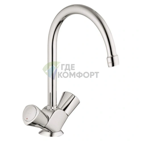 Смеситель Grohe Costa L 31819001 для кухни: высокий излив, стиль и функциональность - фото 1