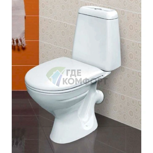 Компактный унитаз Cersanit Hit с гофрированной системой - фото 4