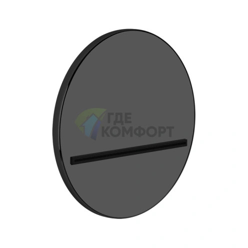 GESSI VENTI20 Каскадный настенный излив 207 мм, матовый черный (65295#299) - фото 1